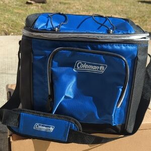 Coleman Blue and Black Insulated Cooler